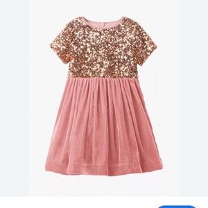 Mini Boden sequin velvet dress